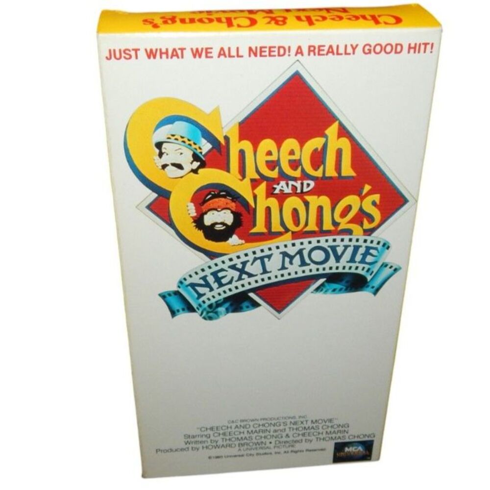 CHEECH AND CHONG'S NEXT MOVIE vintage VHS in original paper case